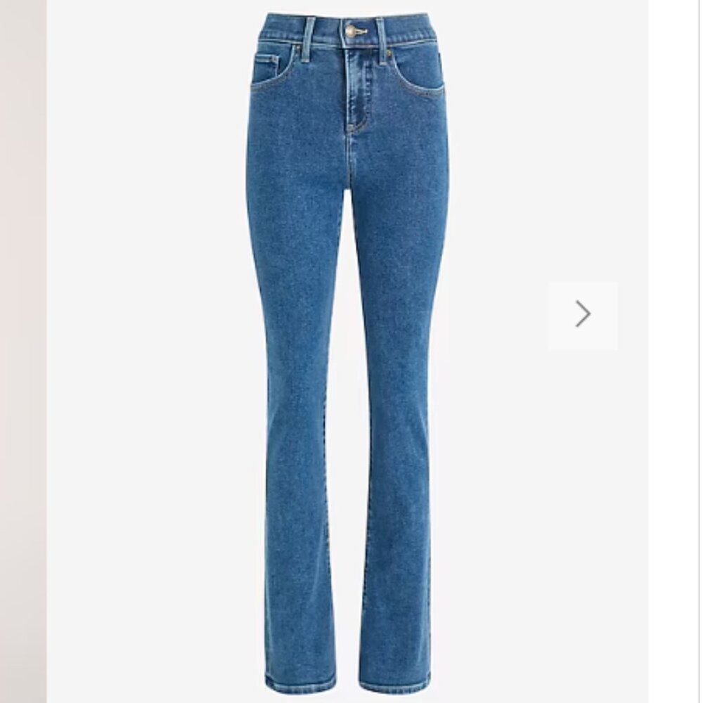 Express Mid Rise Medium Wash Skyscraper Jeans